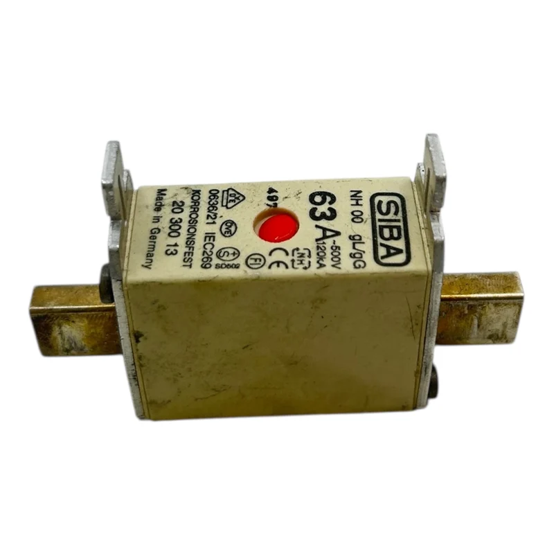 SIBA NH00 Sicherung 63A 500V gL/gG 120kA Korrosionsfest 20 300 13 VE:2stk