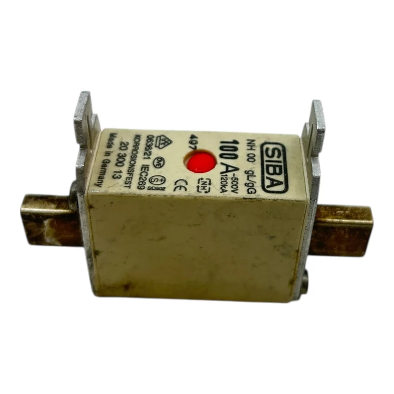 SIBA NH00 Sicherung 100A 500V gL/gG 120kA Korrosionsfest 20 300 13 VE:2stk