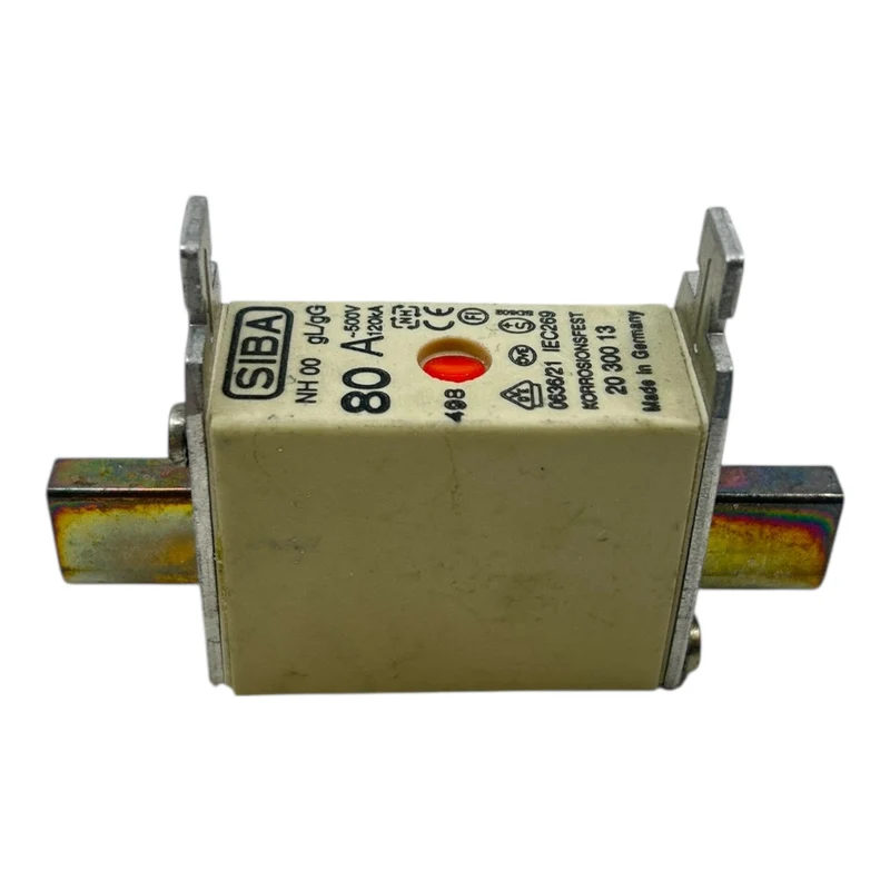 SIBA NH00 Sicherung 80A 500V gL/gG 120kA Korrosionsfest 20 300 13 VE:3stk