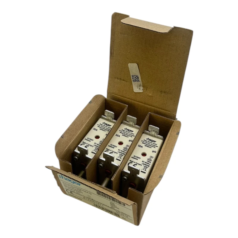 Hager Sicherungseinsatz 32A 500V gG NH- LNH0032M NH000 VE:3stk Industrie
