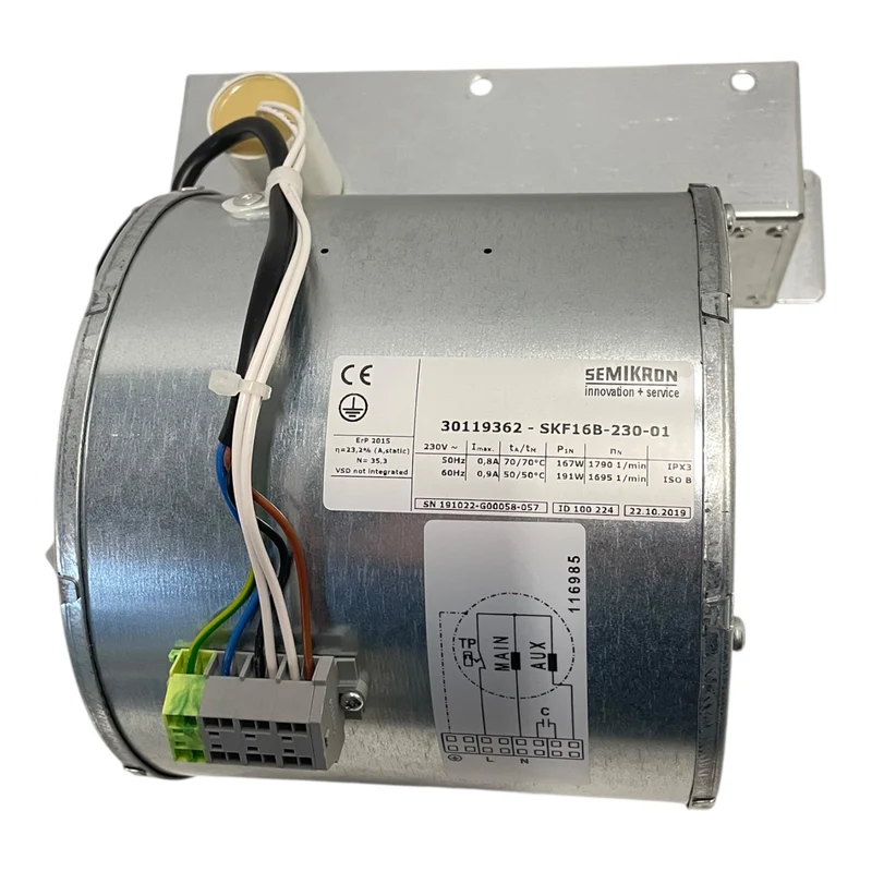 Semikron SKF16B-230-01 Radiallüfter 30119362 Gebläse 230V 190W Kühlkörper Lüfter