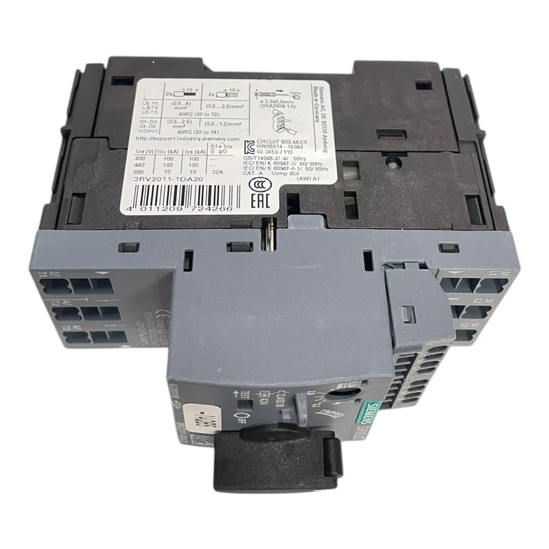 Siemens Leistungsschalter Baugröße S00 für Motorschutz 2,2-3,2A 3RV2011-1DA20