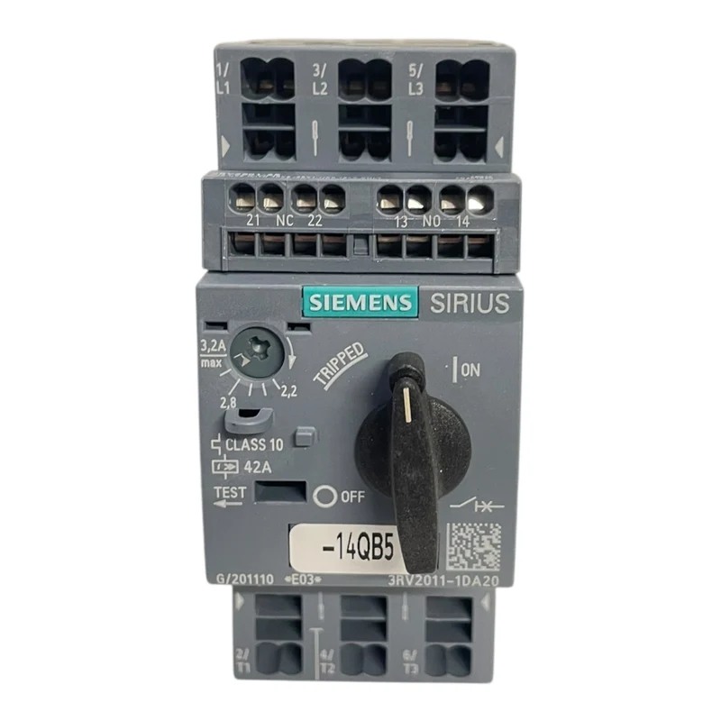 Siemens Leistungsschalter Baugröße S00 für Motorschutz 2,2-3,2A 3RV2011-1DA20