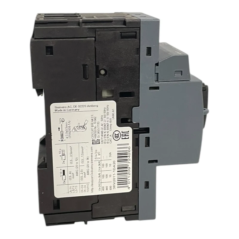 Siemens Leistungsschalter Baugröße S00 für Motorschutz 2,2-3,2A 3RV2011-1DA20