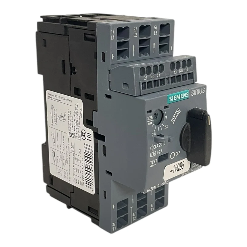 Siemens Leistungsschalter Baugröße S00 für Motorschutz 2,2-3,2A 3RV2011-1DA20