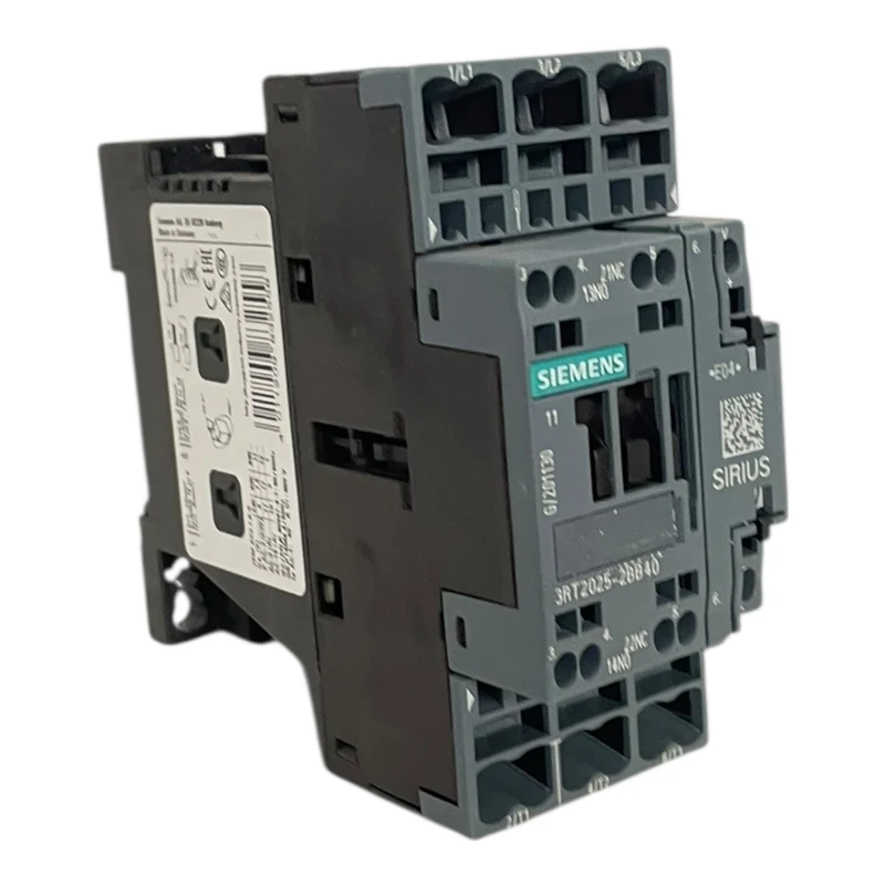 Siemens SIRIUS Leistungsschütz S0 7,5kW 17A 24V DC 1S+1Ö Federzug 3RT2025-2BB40