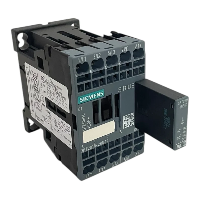 Siemens Leistungsschütz Leistungsschalter 3RT2016-2BB42 3RT2916-1BB00 Siemens