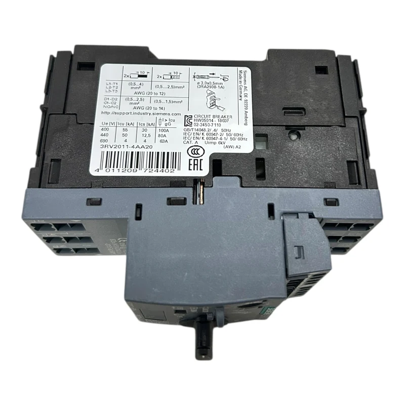 Siemens Leistungsschalter 10...16 A Baugröße S00 für Motorschutz 3RV2011-4AA20
