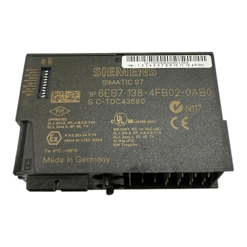 Siemens SIMATIC DP Elektronikmodul ET200S PROFISAFE 6ES7138-4FB02-0AB0 Industrie