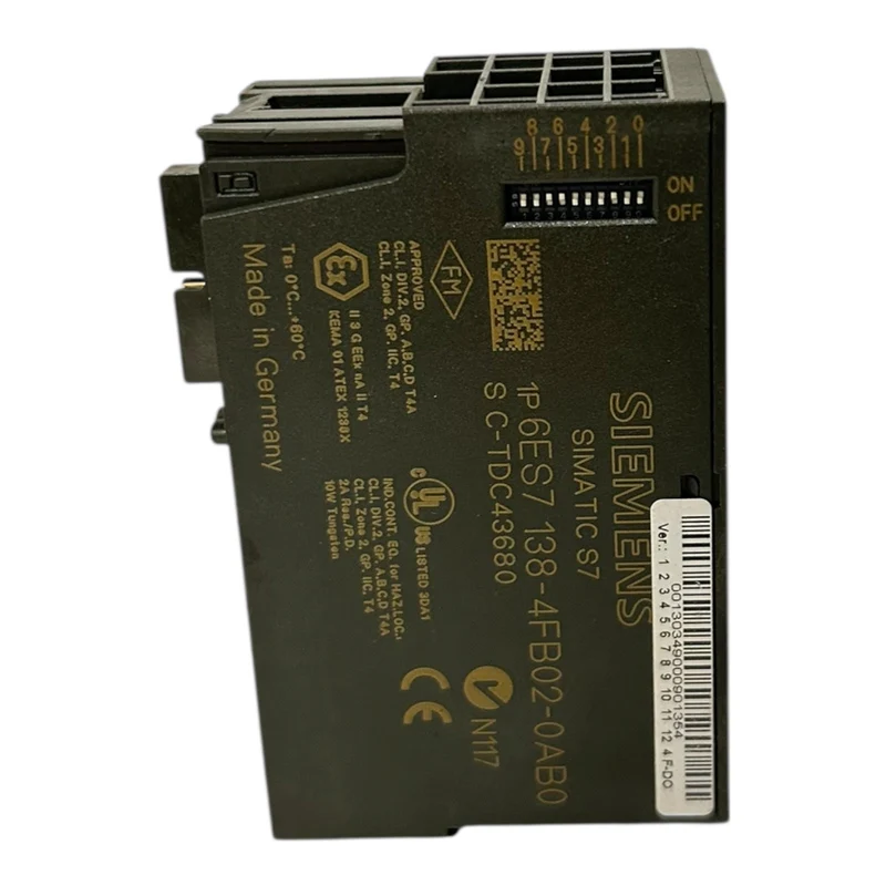 Siemens SIMATIC DP Elektronikmodul ET200S PROFISAFE 6ES7138-4FB02-0AB0 Industrie