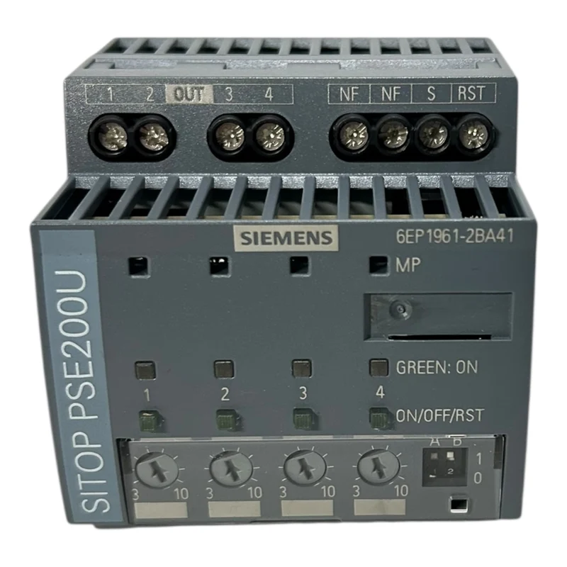 Siemens SITOP PSE200U 10 A Selektivitaetsmodul 4-kanalig 6EP1961-2BA41 Siemens