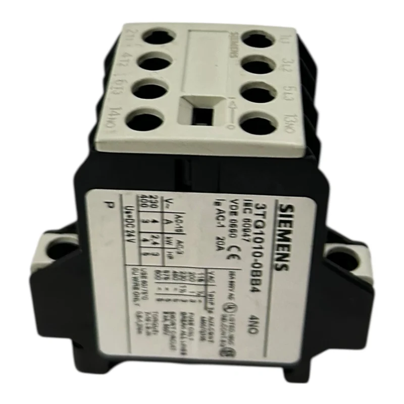 Siemens Powerrelais AC-3 8,4 A 4 kW / 400V 3-polig DC 24 V 3TG1010-0BB4 Siemens