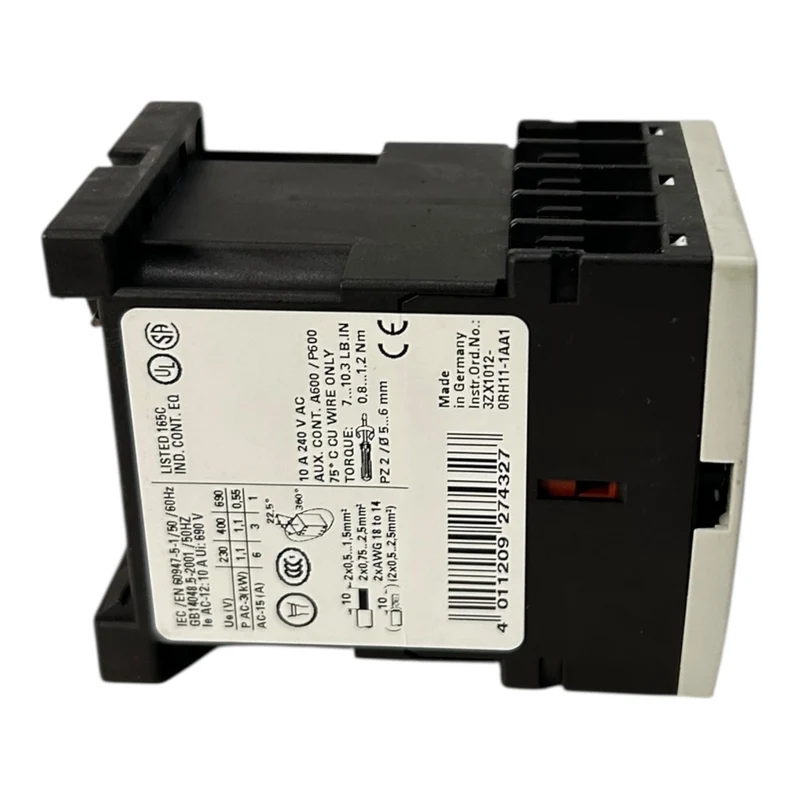 Siemens Hilfsschütz Schraubanschluss Baugröße S00 3 S +1 Ö DC 24 V 3RH1131-1BB40