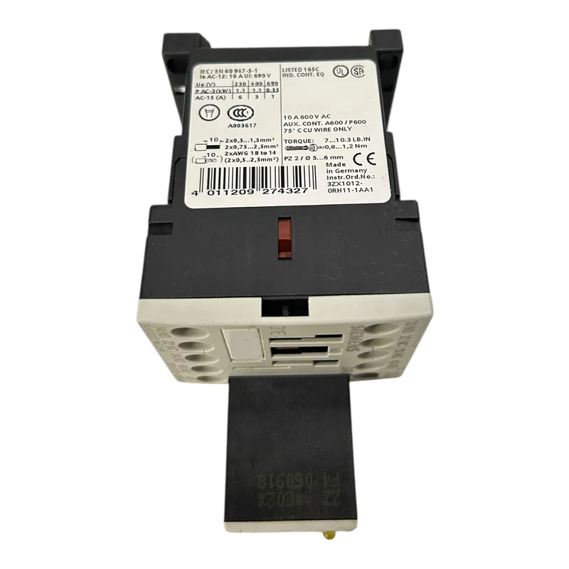 Siemens Hilfsschütz Schraubanschluss Baugröße S00 3 S + 1 Ö DC 24V 3RH1131-1BB40
