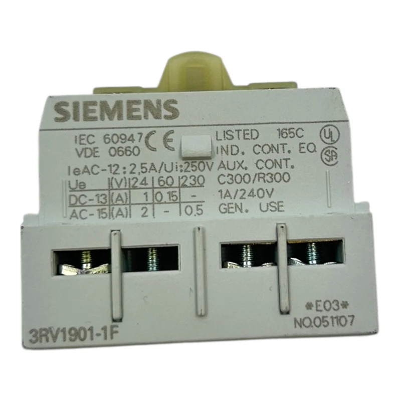 Siemens Hilfsschalter 3RV1901-1F Schalter Industrie Einsatz Automatik Steuerung