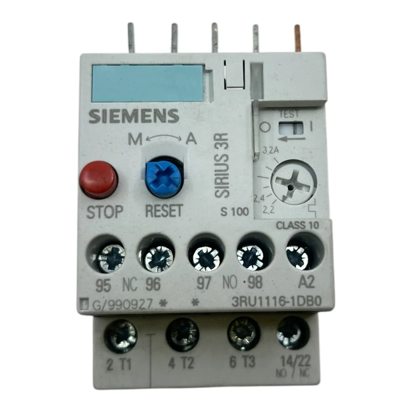 Siemens Überlastrelais 2,2-3,2A S00 Motorschutz Class10 SIRIUS 3RU1116-1DB0