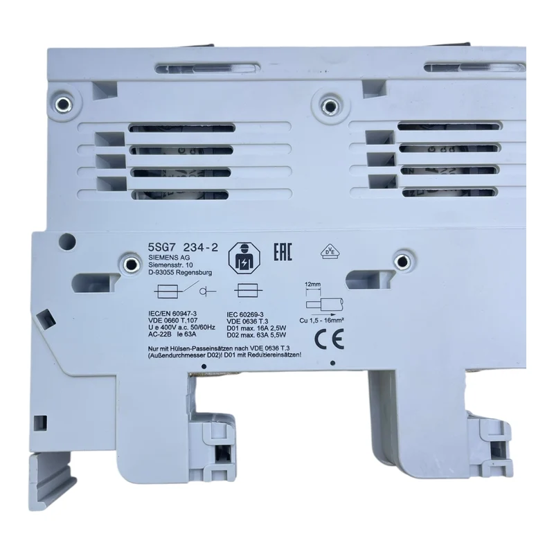 Siemens D0-Lasttrennschalter 63A 60MM 5SG7234-2 geeignet für die Industrie