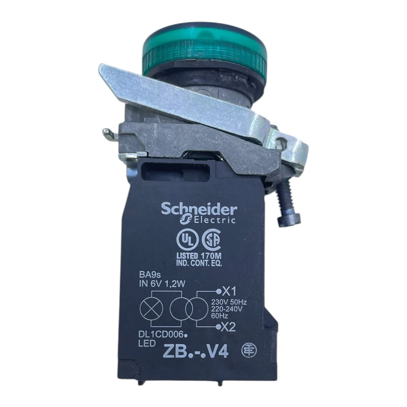 Schneider Druckschalter Grün ZB.-.V4 Druckschalter von Schneider für Industrie