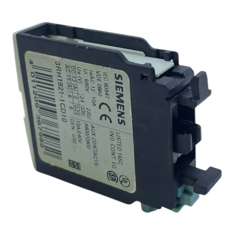 Siemens Hilfsschalterblock 3RH1921-1CD10 VE:2stk geeignet für die Industrie