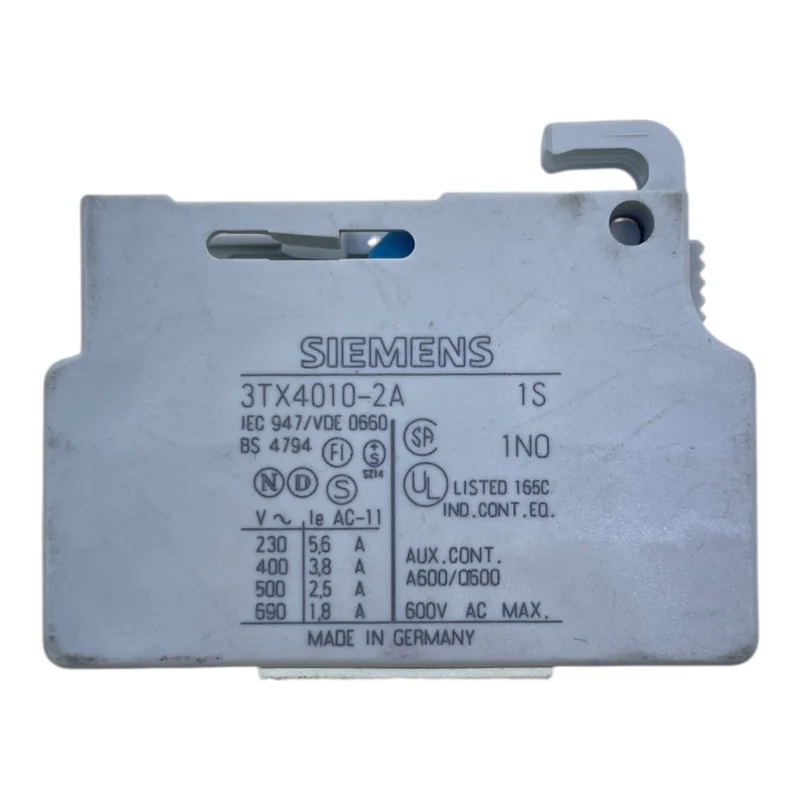Siemens Kontaktblock 3TX4010-2A Kontaktblock geeignet für die Industrie