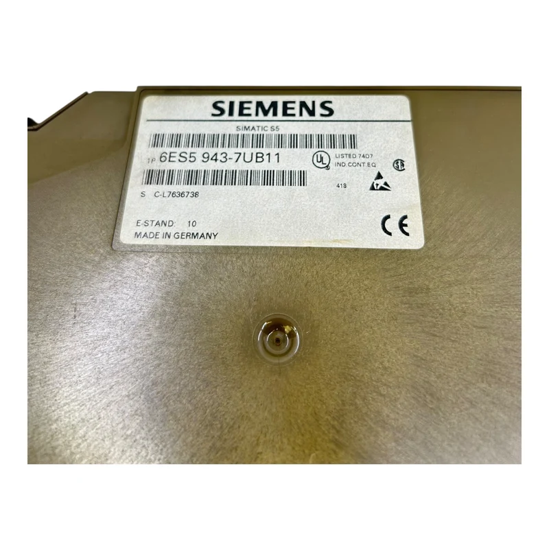Siemens Zentralbaugruppe SIMATIC S5 6ES5943-7UB11 E-STAND:10 Für die Industrie