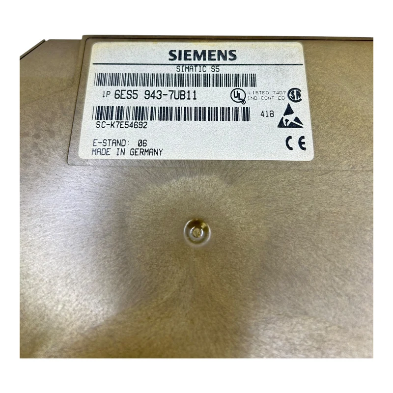 Siemens Zentralbaugruppe SIMATIC S5 6ES5943-7UB11 E-STAND:06 Für die Industrie