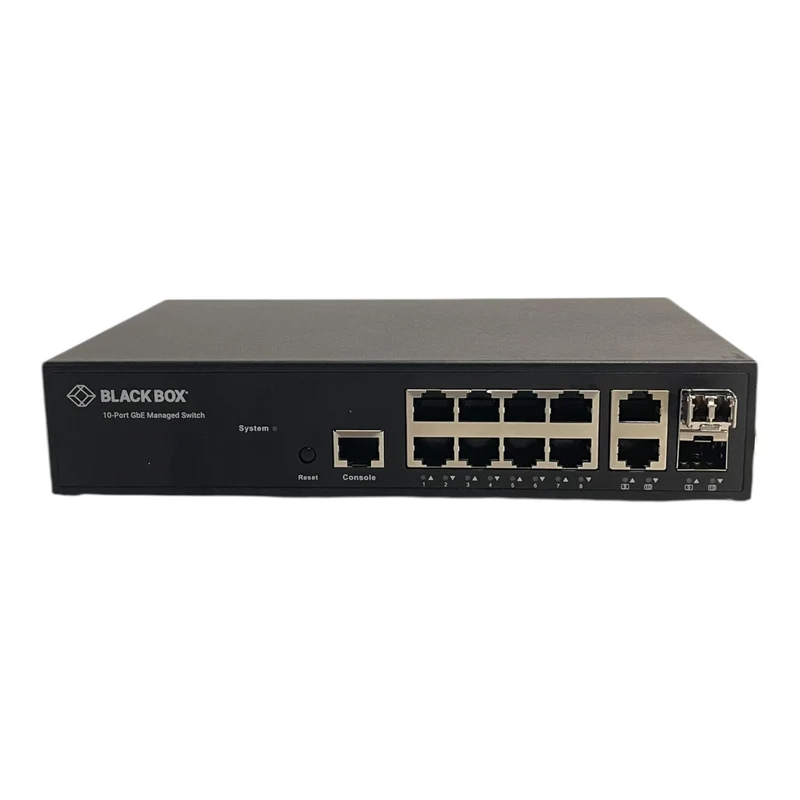 Blackbox Gigabit Managed Ethernet Switch LGB1110A geeignet für die Industrie