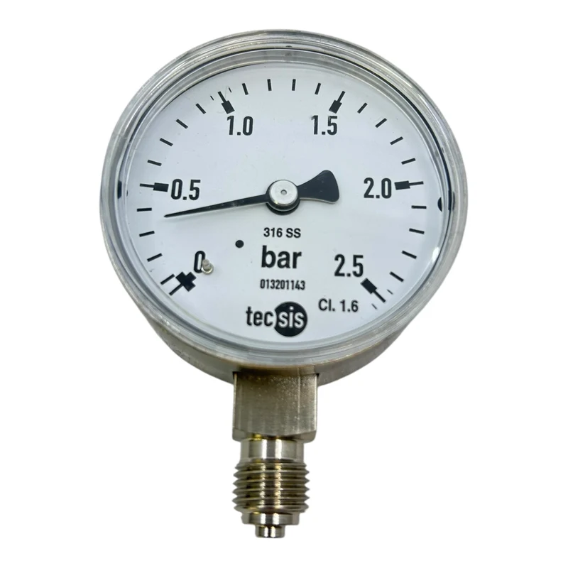 Tecsis Manometer 0-2,5bar 2030.072.001 Manometer geeignet für die Industrie