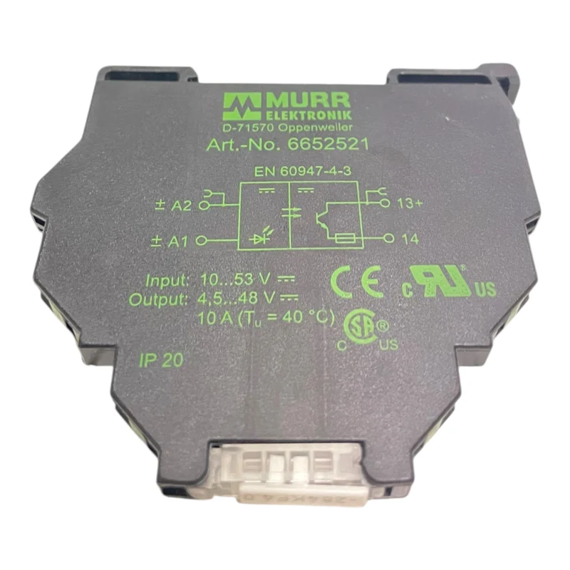 Murr Optokopplermodul MIRO TR 24VDC 24VDC 10A FK 6652521 Modul für Industrie
