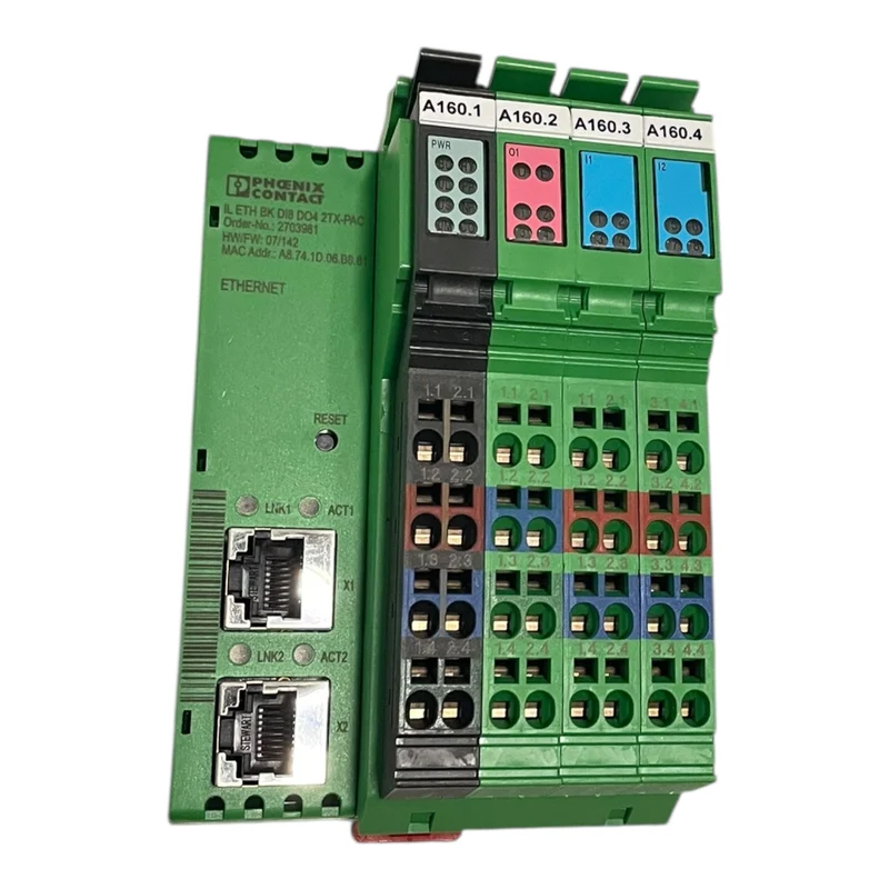 Phoenix Contact Buskoppler 2703981 IL ETH BK DI8 DO4 2TX-PAC Inline Phoenix