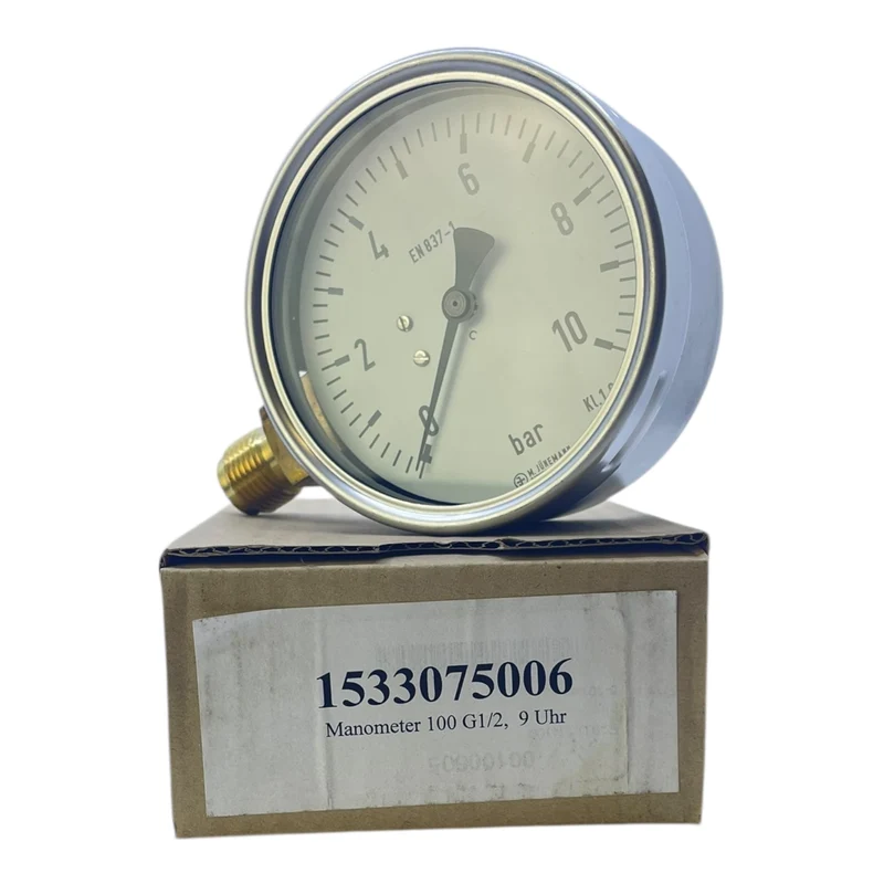 M.Jünemann Manometer 0-10bar 1533075006 Manometer Geeignet für die Industrie