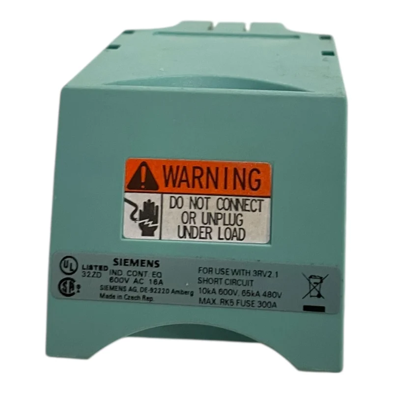 Siemens Verbindungsstecker Baugröße S00 Federzuganschluss 3RV2917-5AA00 VE:3stk