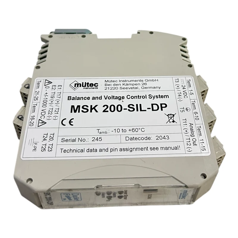Mütec Messumformer MSK200-SIL-DP Messumformer von Mütec geeignet für Industrie
