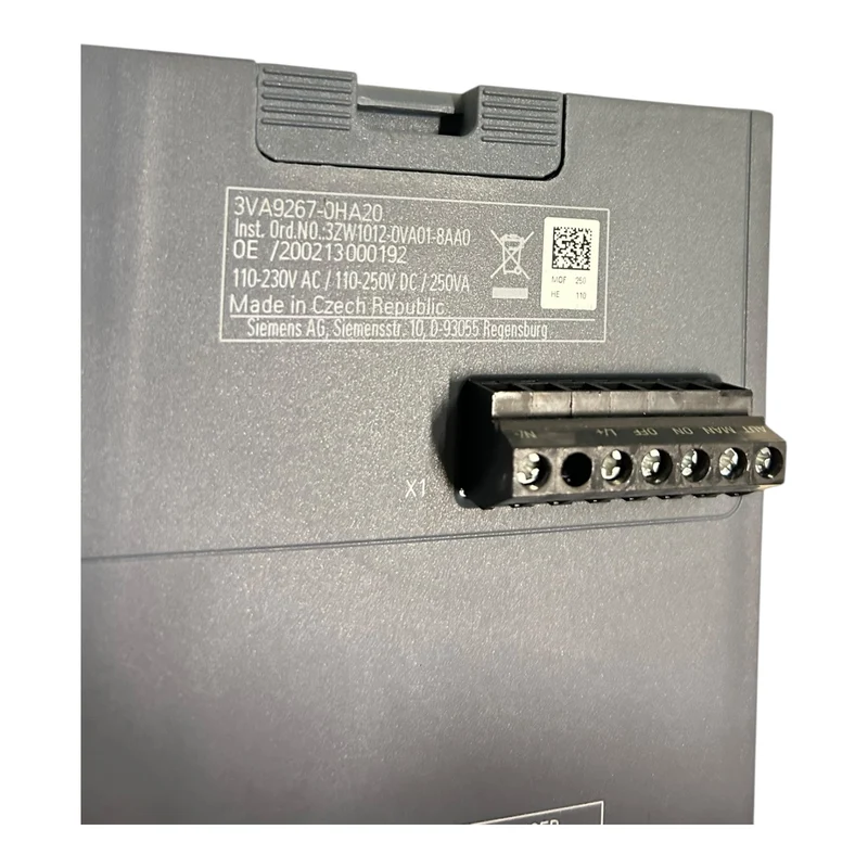 Siemens Motorantrieb 110-230V AC/110-250V DC 3VA9267-0HA20 für die Industrie