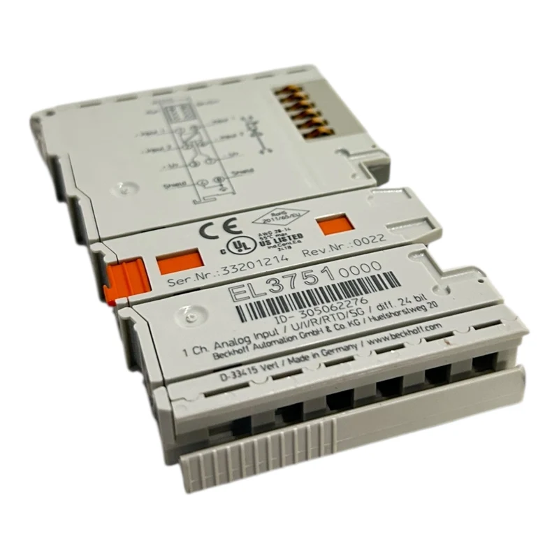 Beckhoff EtherCAT-Klemme 1-Kanal-Analog-Eingang Multifunktion 24 Bit EL3751