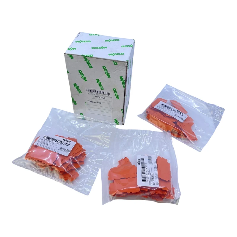 WAGO 2002-1392 Endabdeckung orange VE:75 Stk