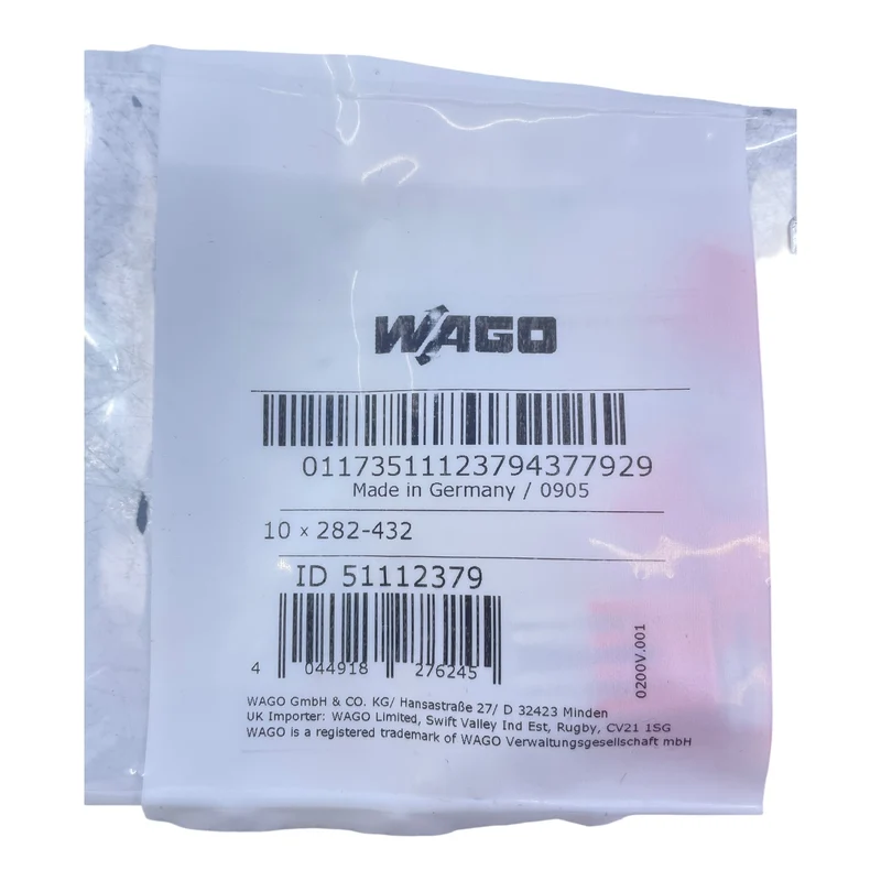 WAGO Reihenklemme 282-432 Schraubanschluss 4mm² VE:28 Stück