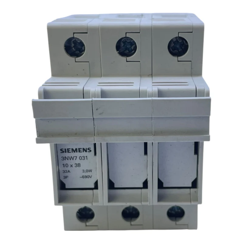 Siemens 3NW7031 Sicherungshalter für industriellen Einsatz 690 V AC 32 A 3-polig