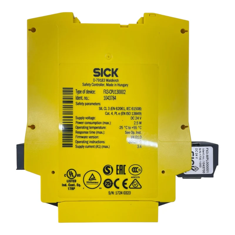 SICK Sicherheitssteuerung Safety Controller FX3-CPU130002 1043784 SIL3 PL e 24V