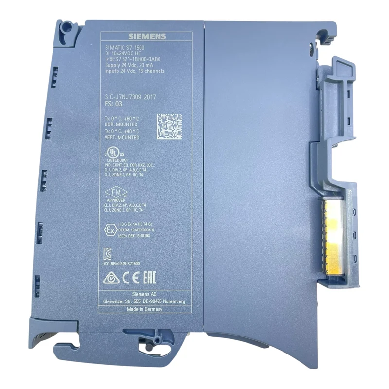 Siemens S7-1500 Eingangskarte DI Modul 6ES7521-1BH00-0AB0 16DI 24VDC HF SPS