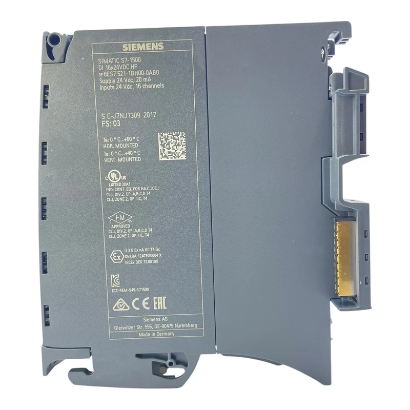 Siemens S7-1500 Eingangskarte DI Modul 6ES7521-1BH00-0AB0 16DI 24VDC HF SPS