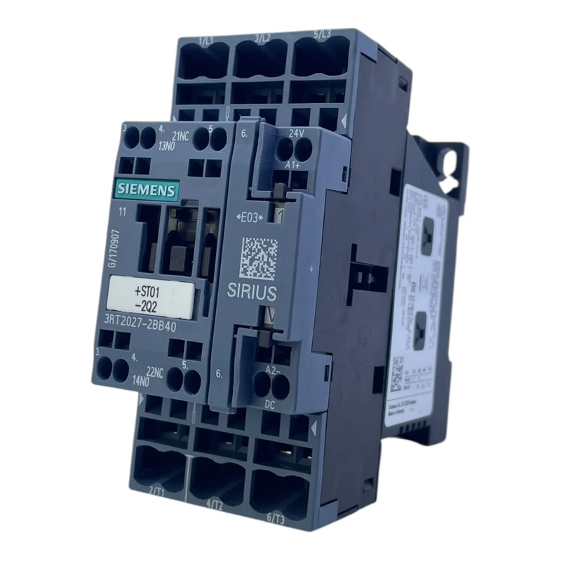 Siemens Schütz 3RT2027-2BB40 24V DC 11kW 25A 3-polig Sirius Leistungsschütz