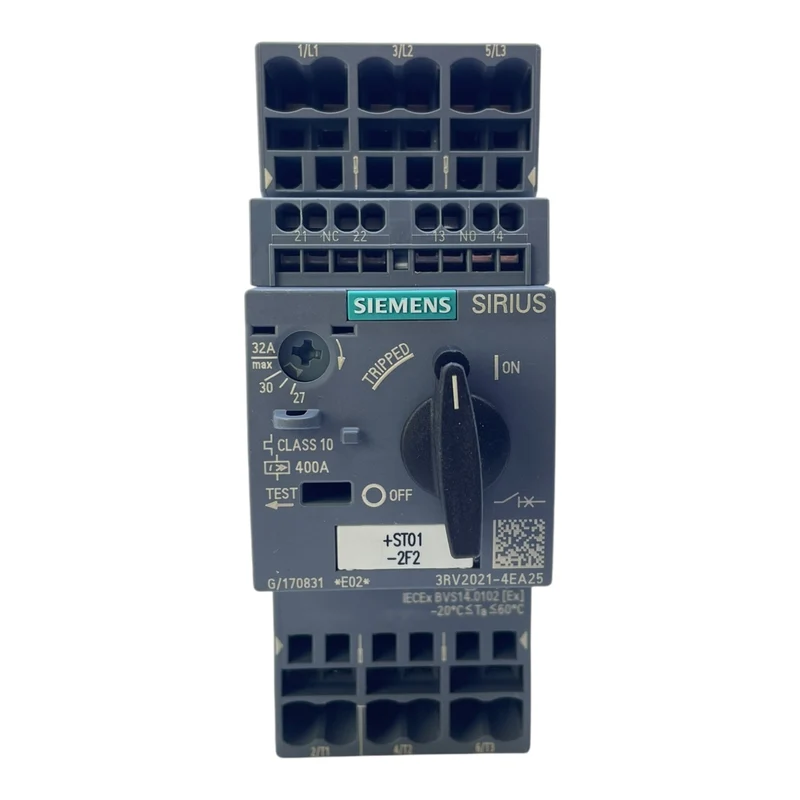 Siemens 3RV2021-4EA25 Motorschutzschalter 27–32A 400A SIRIUS ATEX Ex