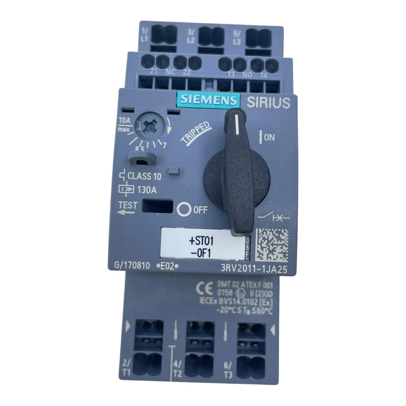 Siemens Motorschutzschalter 3RV2011-1JA25 Sirius 7–10A 130A