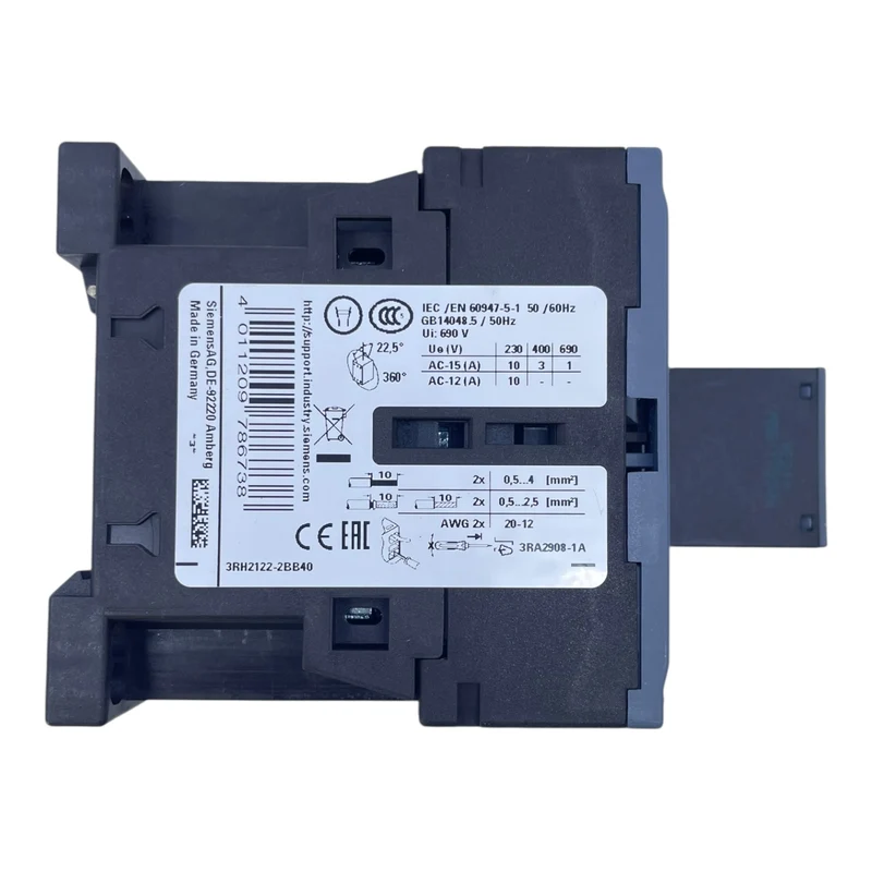 Siemens Hilfsschütz Leistungsschütz 3RH2122-2BB40 Sirius 24V DC