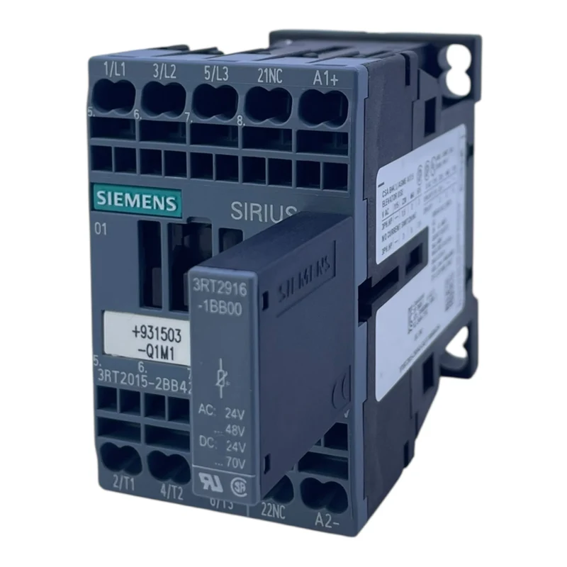 Siemens Leistungsschütz Schütz 3RT2015-2BB42 Sirius 24V DC
