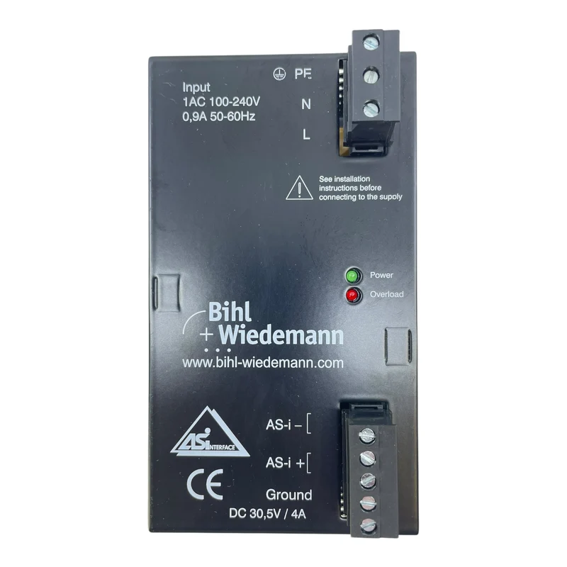 Bihl+Wiedemann Netzteil BW1649 31,2V 4A AS-Interface