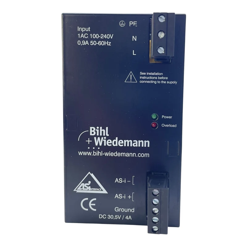 Bihl+Wiedemann Netzteil BW1649 31,2V 4A AS-Interface