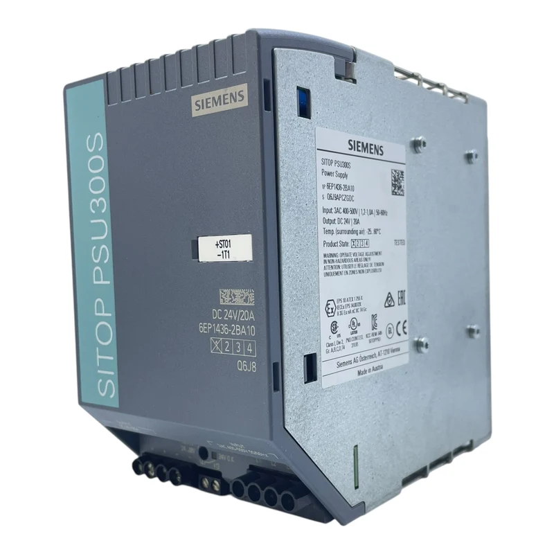 Siemens SITOP PSU300S Netzteil 6EP1436-2BA10 24V 20A 3AC 400-500V
