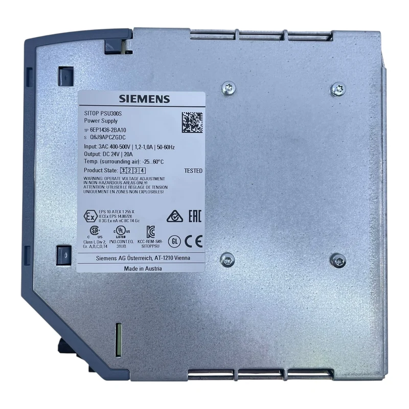 Siemens SITOP PSU300S Netzteil 6EP1436-2BA10 24V 20A 3AC 400-500V